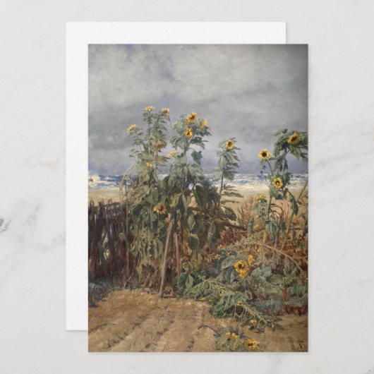 Sonnenblumen am Strand | Thorvald Niss (Vorne/Hinten)