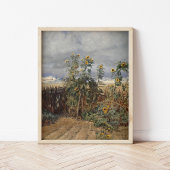 Sonnenblumen am Strand | Thorvald Niss Poster