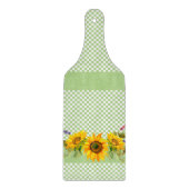 Sonnenblumen an der Tafel Schneidebrett (Vorderseite)