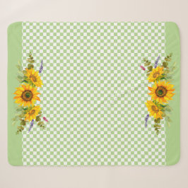 Sonnenblumen an der Tafel Sherpadecke