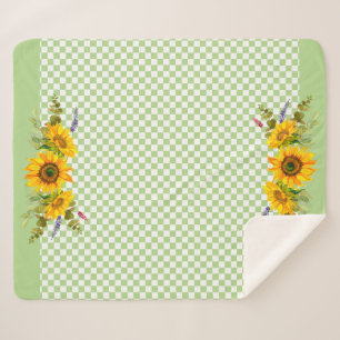 Sonnenblumen an der Tafel Sherpadecke