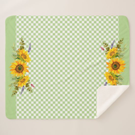 Sonnenblumen an der Tafel Sherpadecke (Vorderseite (Horizontal))