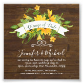 Sonnenblumen Änderung des Datums der Aufschiebungs Fotodruck (Vorne)