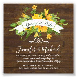 Sonnenblumen Änderung des Datums der Aufschiebungs Fotodruck