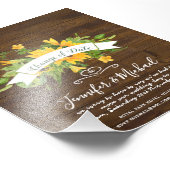 Sonnenblumen Änderung des Datums der Aufschiebungs Fotodruck (Ecke)