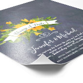 Sonnenblumen Änderung des Datums der Aufschiebungs Fotodruck (Ecke)