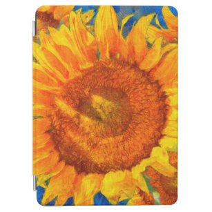 Sonnenblumen-Anordnung. Van Gogh-Imitation.  iPad Air Hülle