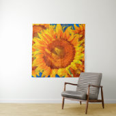 Sonnenblumen-Anordnung. Van Gogh-Imitation. Wandteppich (Beispiel)