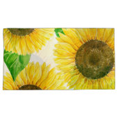 Sonnenblumen Aquarell Kissenbezug (Vorderseite-Rechts)