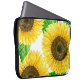 Sonnenblumen Aquarell Laptopschutzhülle (Vorne Rechts)