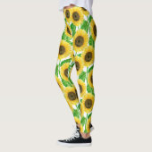 Sonnenblumen Aquarell Leggings (Links)
