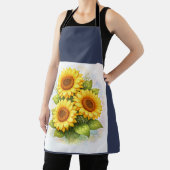 Sonnenblumen-Aquarell-Schürze Schürze (InSitu)