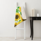 Sonnenblumen Aquarell Sherpadecke (Beispiel)