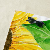 Sonnenblumen Aquarell Strandtuch (Beispiel)