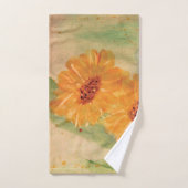 Sonnenblumen Aquarelltuch Set (Handtuch)