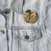 Sonnenblumen Art Nouveau Garden Button (Beispiel)