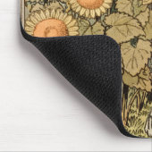 Sonnenblumen Art Nouveau Garden Mousepad (Ecke)