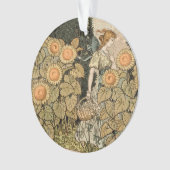 Sonnenblumen Art Nouveau Garden Ornament (Vorderseite)