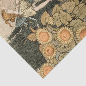 Sonnenblumen Art Nouveau Garden Seidenpapier (Ausschnitt)