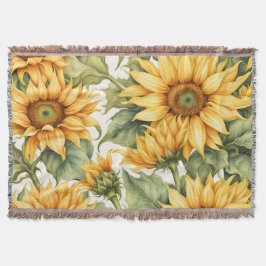 Sonnenblumen Art Pattern Design Decke