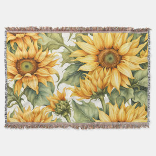 Sonnenblumen Art Pattern Design Decke