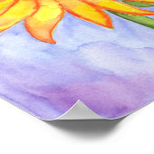 Sonnenblumen Art Poster Print (Ecke)