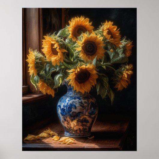 Sonnenblumen Art Print Poster (Vorne)