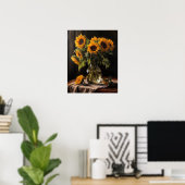 Sonnenblumen Art Print Poster (Heimbüro)