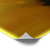 Sonnenblumen Art Printing Schöne Blume Drucken Poster (Ecke)