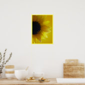 Sonnenblumen Art Printing Schöne Blume Drucken Poster (Küche)