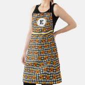 Sonnenblumen auf Black Gingham Ursprünglich Schürze (InSitu)