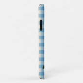 Sonnenblumen auf blau-weiß gestopft Case-Mate iPhone hülle (Hinten/Rechts)