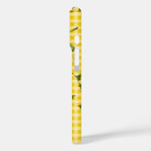 Sonnenblumen auf dem Gelben Gingham Case-Mate iPhone Hülle (Rückseite / Links)