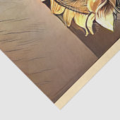 Sonnenblumen auf der Dachterrasse Moderne Kunst Sa Seidenpapier (Ausschnitt)