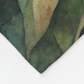 Sonnenblumen auf einer Wiese Fleecedecke (Ecke)