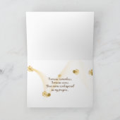 Sonnenblumen auf Gelb mit Wasserpfeifen Karte (Innenseite)