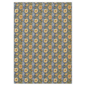 Sonnenblumen auf Imitaten Denim Tischdecke (Vorderseite)