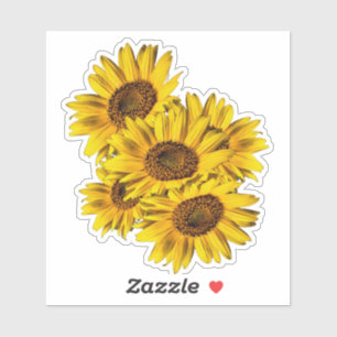 Sonnenblumen  aufkleber