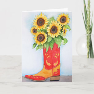 Sonnenblumen aus der Westkarte Karte