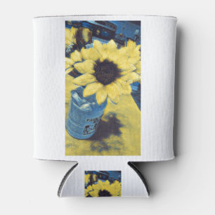 Sonnenblumen Ausdrucksart Dosenkühler