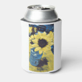 Sonnenblumen Ausdrucksart Dosenkühler (Kanne Rückseite)