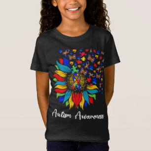 Sonnenblumen Autismus Sensibilisierung Tag Liebe P T-Shirt