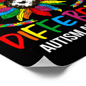 Sonnenblumen Autismus Sensibilisierungsmonat für A Poster (Ecke)