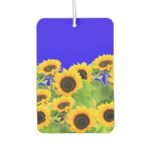 Sonnenblumen Autofreshener Autolufterfrischer (Vorderseite)