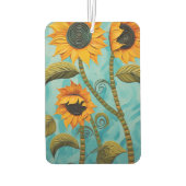 Sonnenblumen Autolufterfrischer (Rückseite)