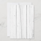 Sonnenblumen Baby Dusche rustikal Gold geometrisch Einladung (Rückseite)