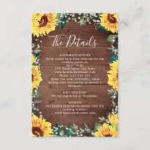 Sonnenblumen Babys Atembräunung Holz Hochzeit Deta