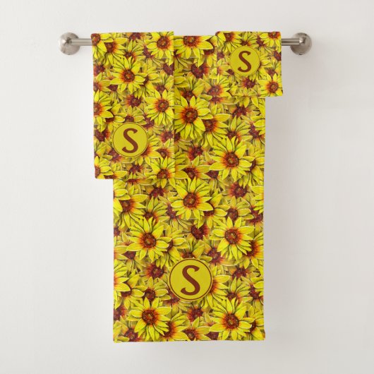 Sonnenblumen-Badehandtuch-Set Badhandtuch Set (Insitu)
