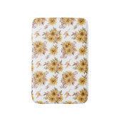 Sonnenblumen Badematte (Vorderseite Vertikal)