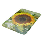 SONNENBLUMEN BADEMATTE (Schrägansicht)